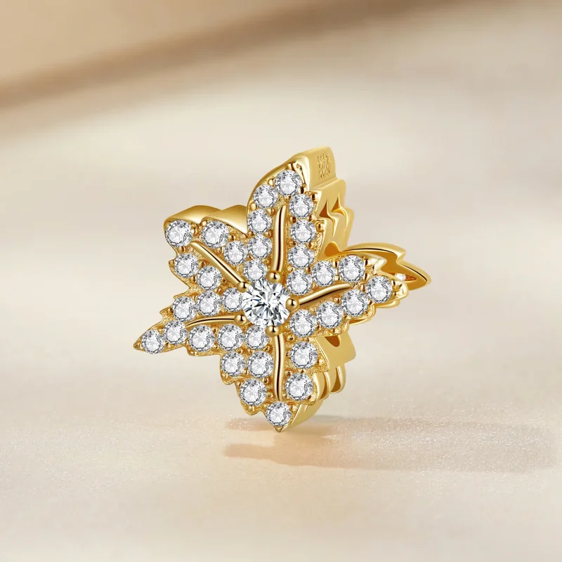 (imagine pentru) Pandora Style Charm cu frunză de arțar - BSC673 - Vizualizare 2