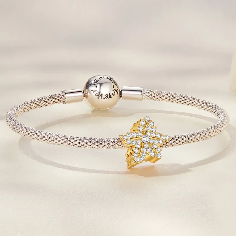 (imagine pentru) Pandora Style Charm cu frunză de arțar - BSC673 - Vizualizare 5