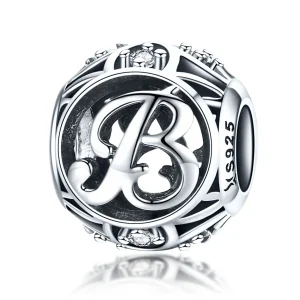 (imagine pentru) Pandora Style Charm cu litera B - SCC738-B