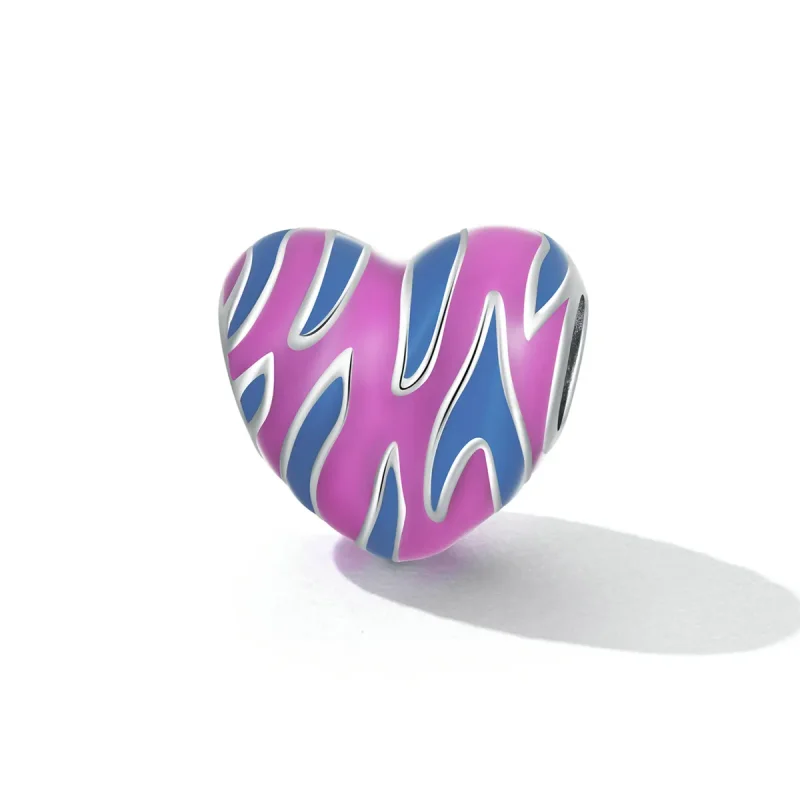 (imagine pentru) Pandora Style Charm iubire în culori contrastante - SCC2215 - Vizualizare 2