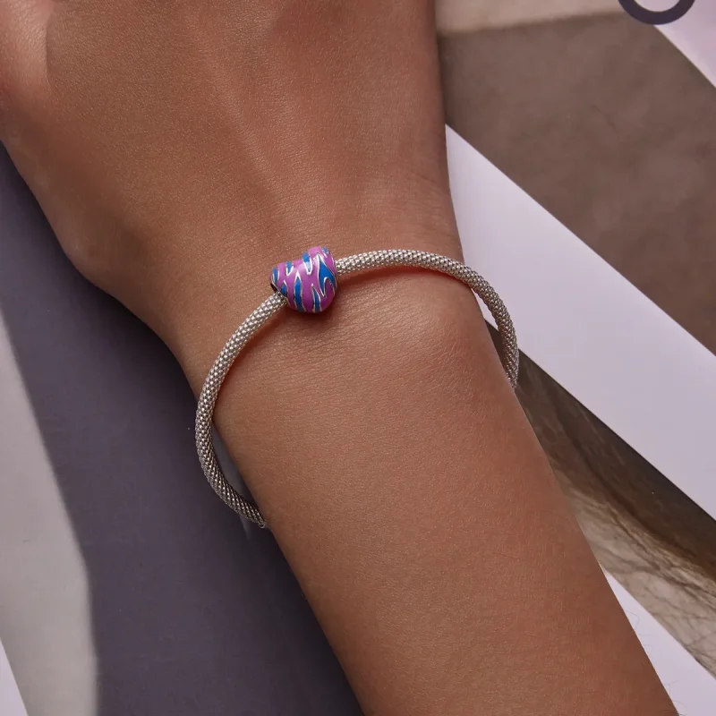 (imagine pentru) Pandora Style Charm iubire în culori contrastante - SCC2215 - Vizualizare 6