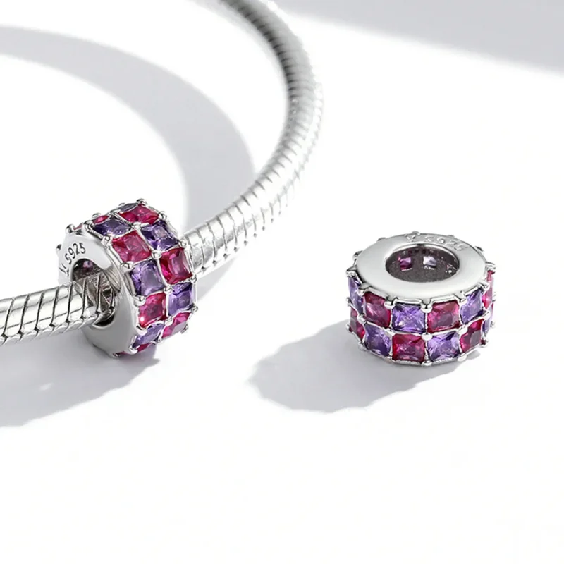 (imagine pentru) Pandora Style Colorful Spacer Charm - SCC1995 - Vizualizare 3