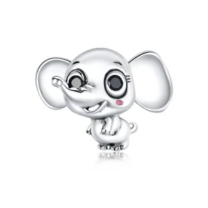 (imagine pentru) Pandora Style Cute Baby Elephant Charm - SCC1646