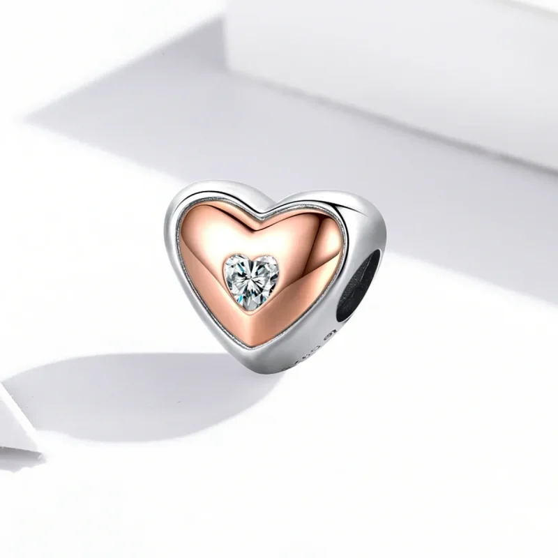 (imagine pentru) Pandora Style Dublu Culoare Charm Iubire - BSC566 - Vizualizare 2