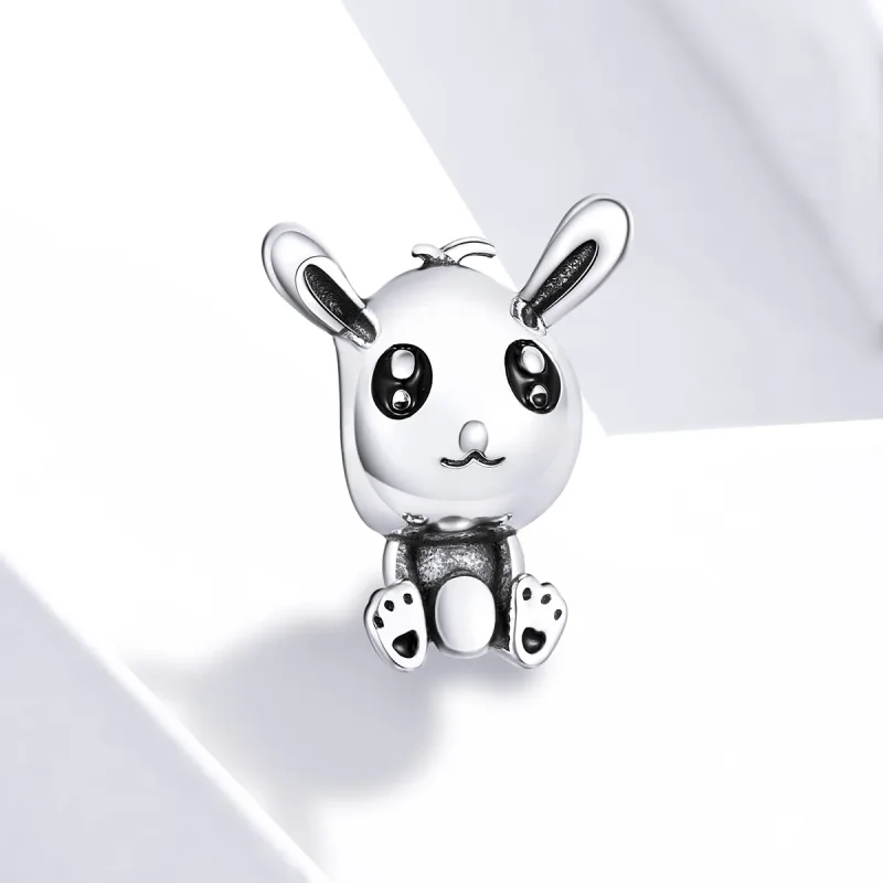 (imagine pentru) Pandora Style Easter Bunny Charm - SCC1467 - Vizualizare 2