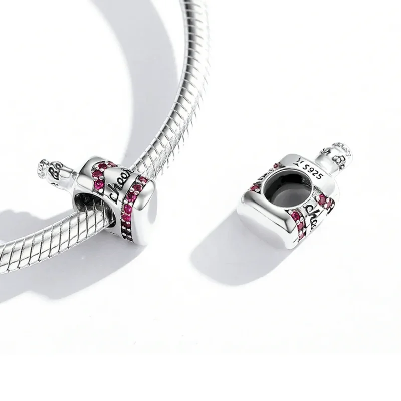 (imagine pentru) Pandora Style Fine Beer Bottle Charm - SCC1996 - Vizualizare 3