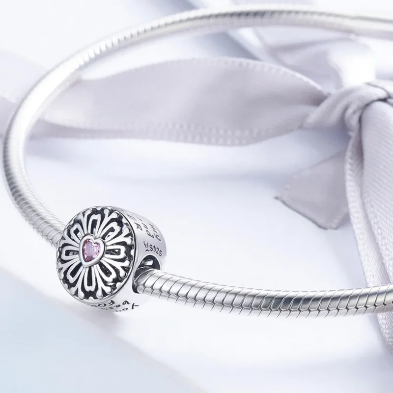 (imagine pentru) Pandora Style Floare a Prieteniei Charm - SCC740 - Vizualizare 3