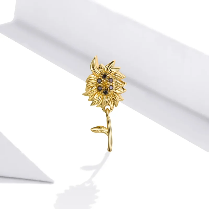 (imagine pentru) Pandora Style Floare de Soare Charm - BSC425 - Vizualizare 2