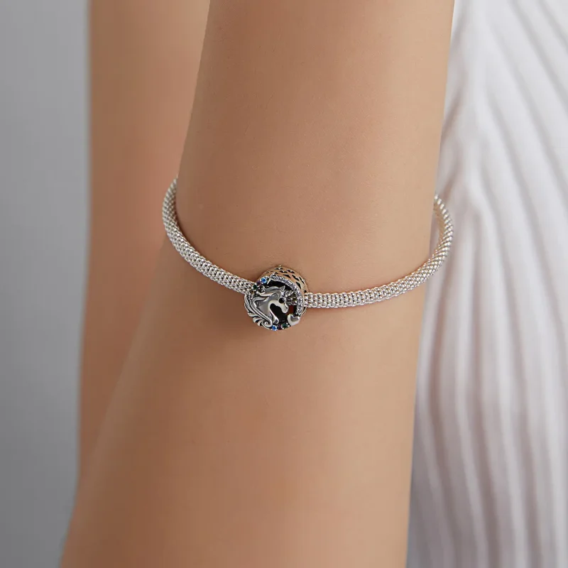 (imagine pentru) Pandora Style Flying Pony Charm - BSC476 - Vizualizare 5
