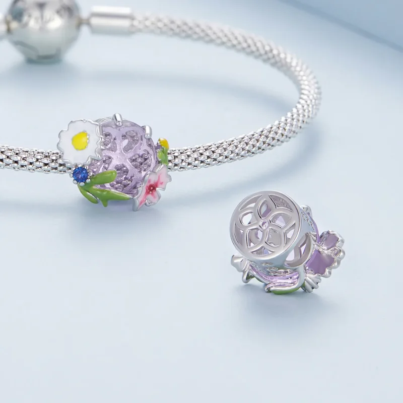 (imagine pentru) Pandora Style Garden Charm - BSC647 - Vizualizare 5