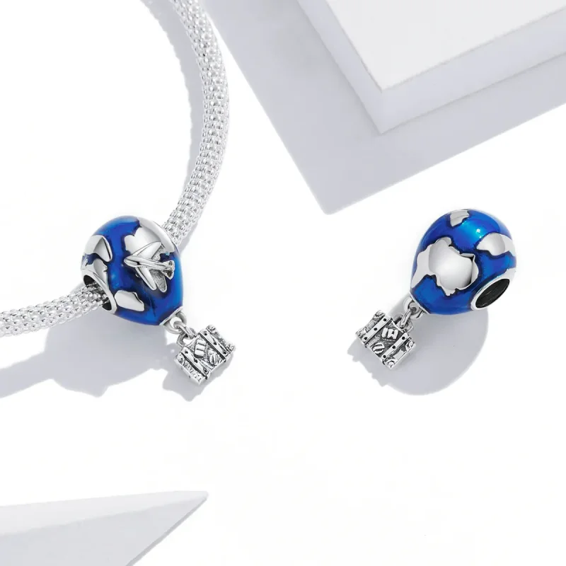 (imagine pentru) Pandora Style Globetrotter - Pandantiv Balon cu Aer Cald - SCC2028 - Vizualizare 4