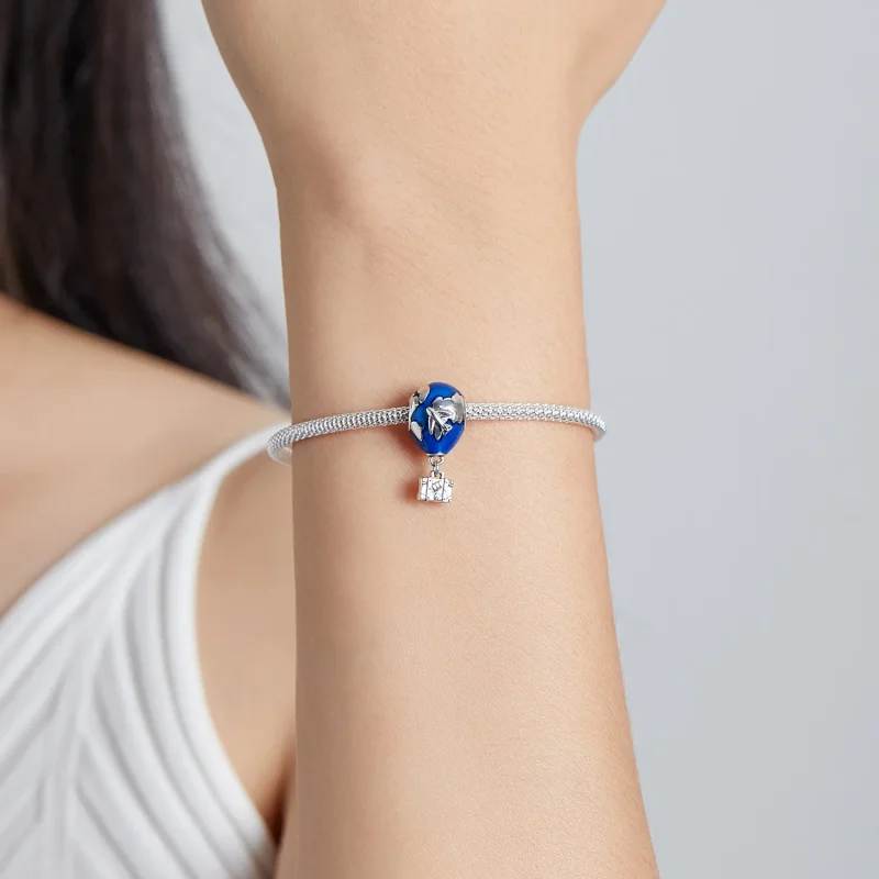 (imagine pentru) Pandora Style Globetrotter - Pandantiv Balon cu Aer Cald - SCC2028 - Vizualizare 5