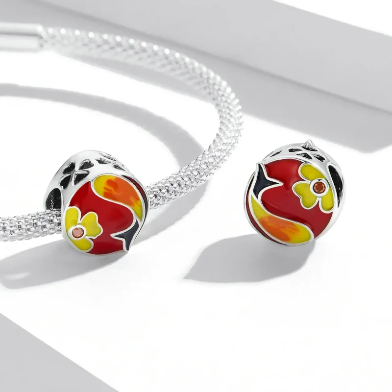 (imagine pentru) Pandora Style Good Luck Koi Charm - SCC2066 - Vizualizare 4