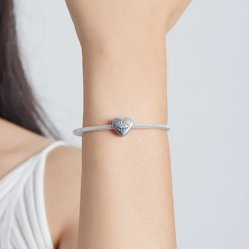 (imagine pentru) Pandora Style Heart Demon Eye Charm - SCC1987 - Vizualizare 5
