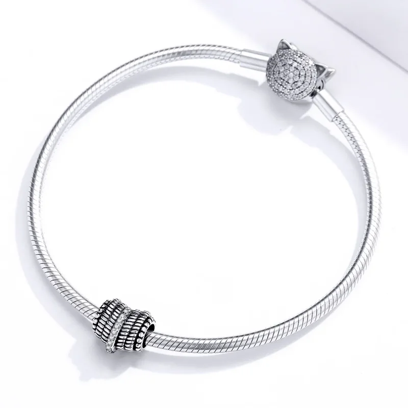 (imagine pentru) Pandora Style Heart Weaving Charm - SCC1470 - Vizualizare 3