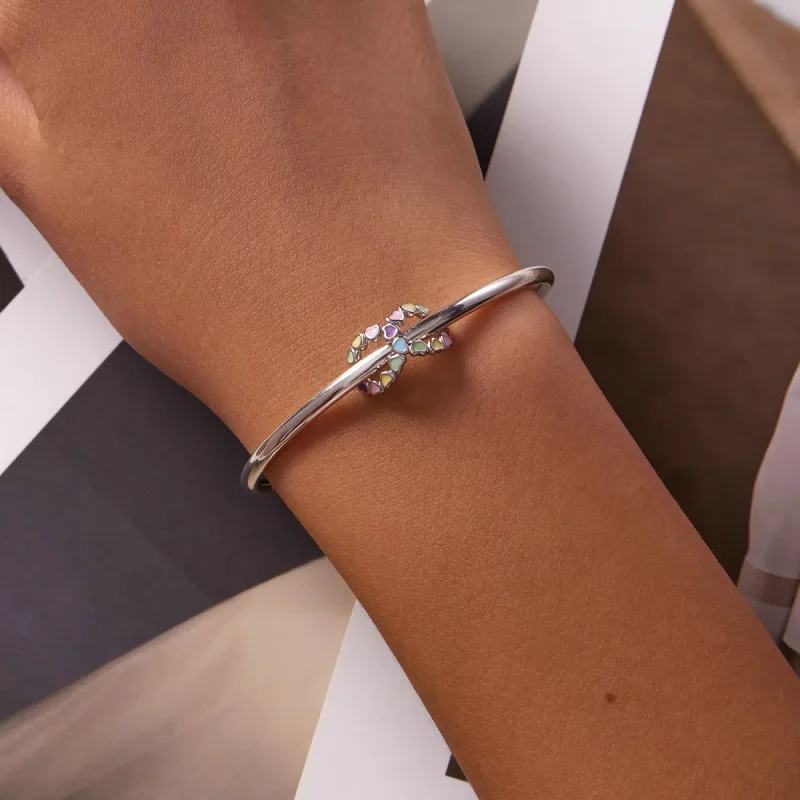 (imagine pentru) Pandora Style Infinite Rainbow Heart Charm - SCC2160 - Vizualizare 5