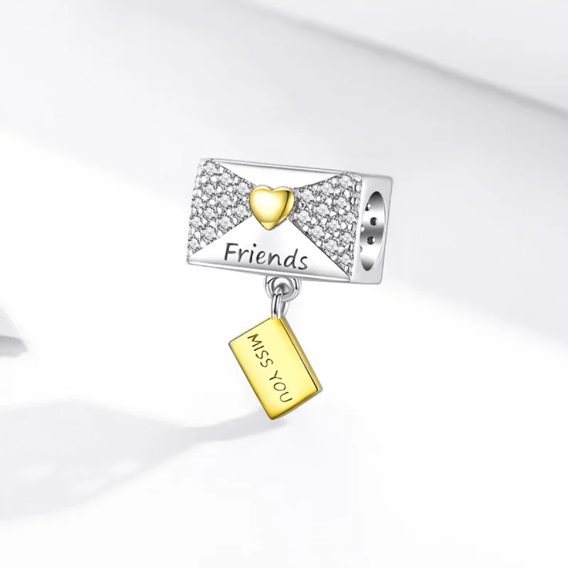 (imagine pentru) Pandora Style Intimacy - Envelope Charm - BSC468 - Vizualizare 2