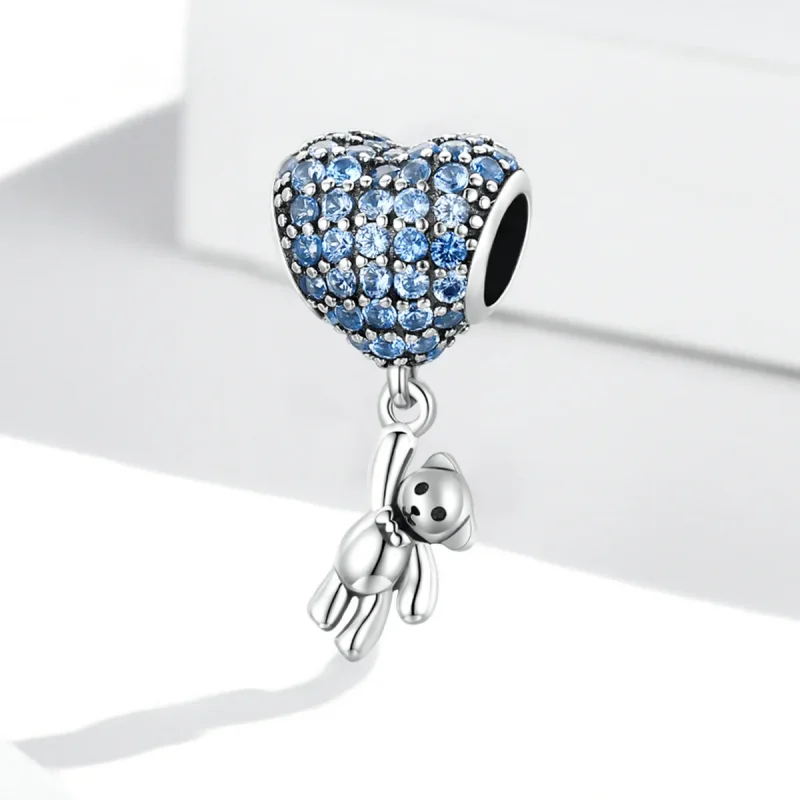 (imagine pentru) Pandora Style Iubire Balon Ursuleț Charm - SCC2023 - Vizualizare 2