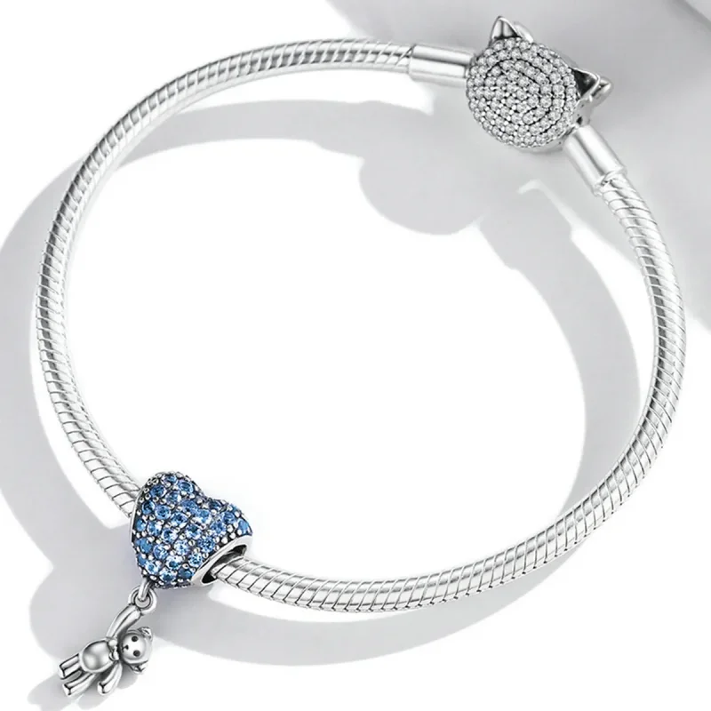 (imagine pentru) Pandora Style Iubire Balon Ursuleț Charm - SCC2023 - Vizualizare 3