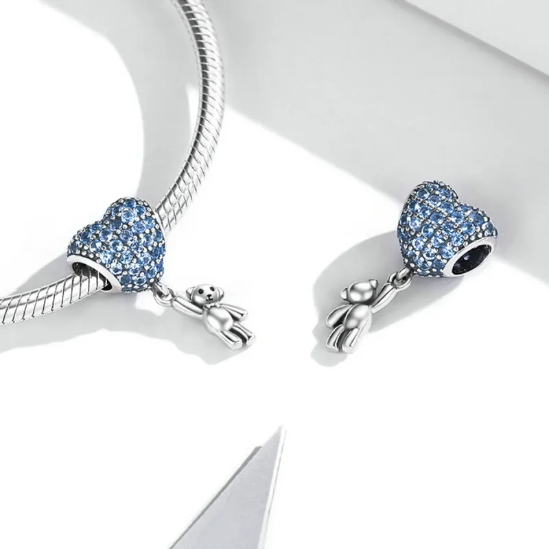 (imagine pentru) Pandora Style Iubire Balon Ursuleț Charm - SCC2023 - Vizualizare 4