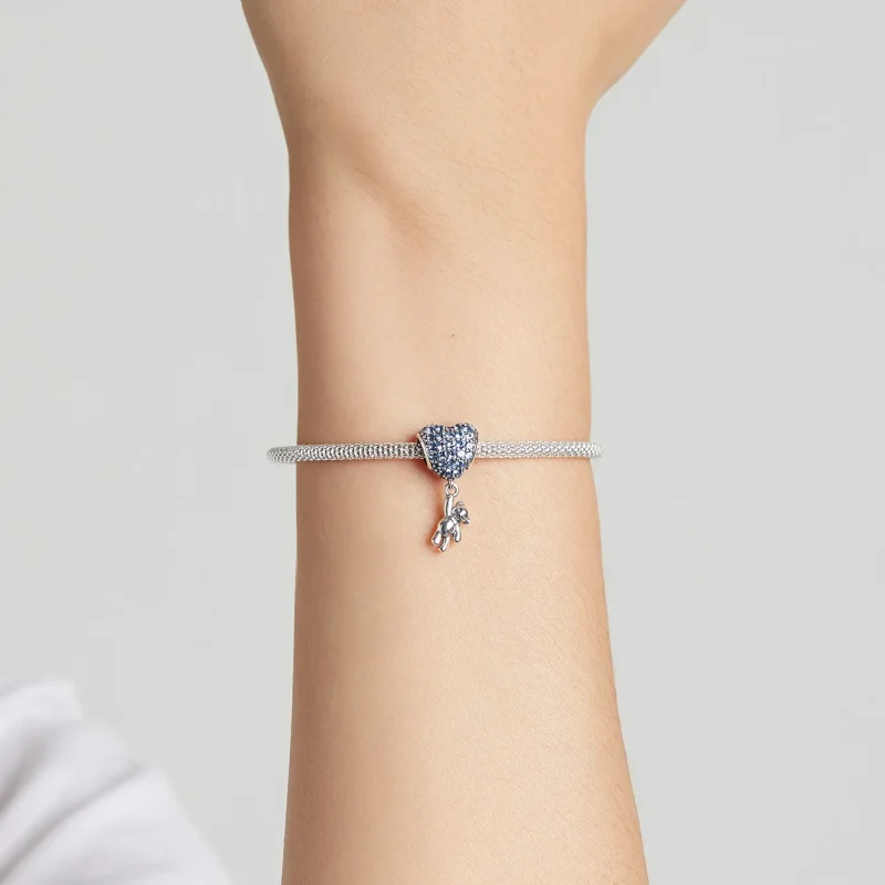 (imagine pentru) Pandora Style Iubire Balon Ursuleț Charm - SCC2023 - Vizualizare 5