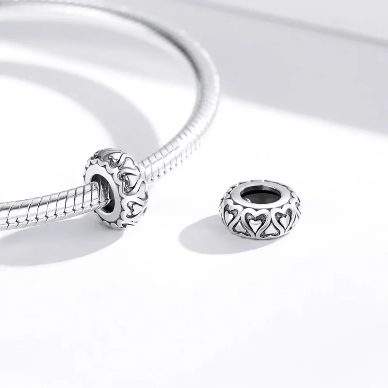 (imagine pentru) Pandora Style Lace Love Spacer Breloc - SCC1949 - Vizualizare 3