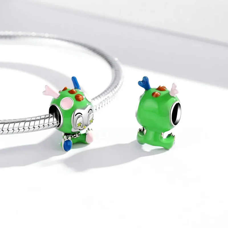 (imagine pentru) Pandora Style Little Dragon Doll Charm - SCC1943 - Vizualizare 3