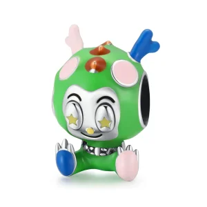 (imagine pentru) Pandora Style Little Dragon Doll Charm - SCC1943