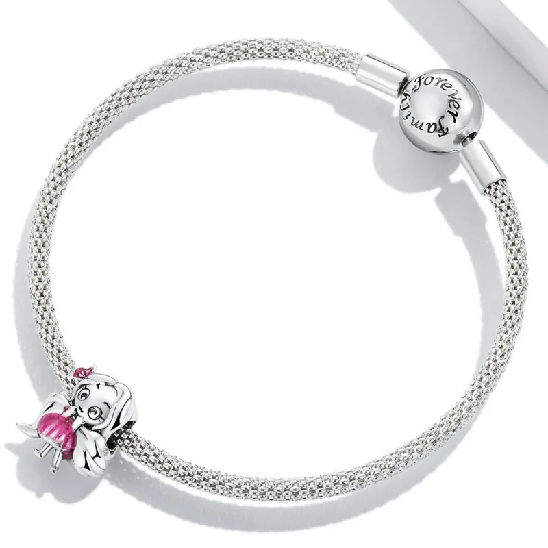 (imagine pentru) Pandora Style Long Hair Girl Charm - SCC2172 - Vizualizare 3