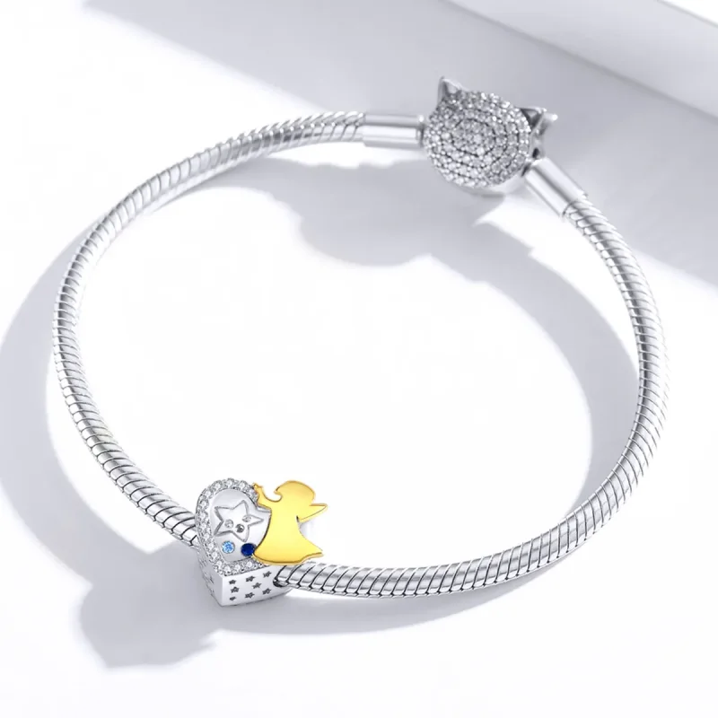 (imagine pentru) Pandora Style Love Angel Charm - SCC1732 - Vizualizare 3
