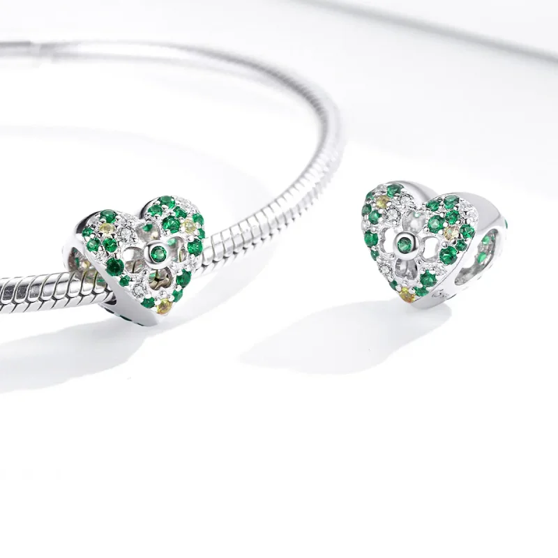 (imagine pentru) Pandora Style Love Four Leaf Clover Charm - BSC301 - Vizualizare 4