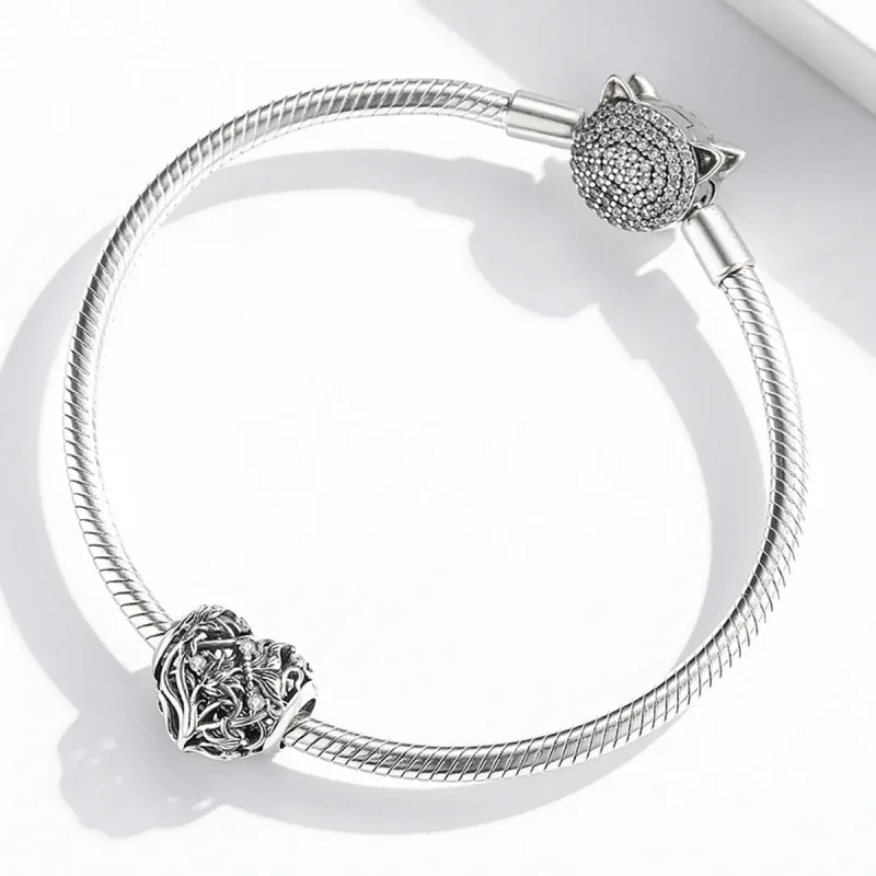 (imagine pentru) Pandora Style Love Garden Charm - SCC2098 - Vizualizare 3