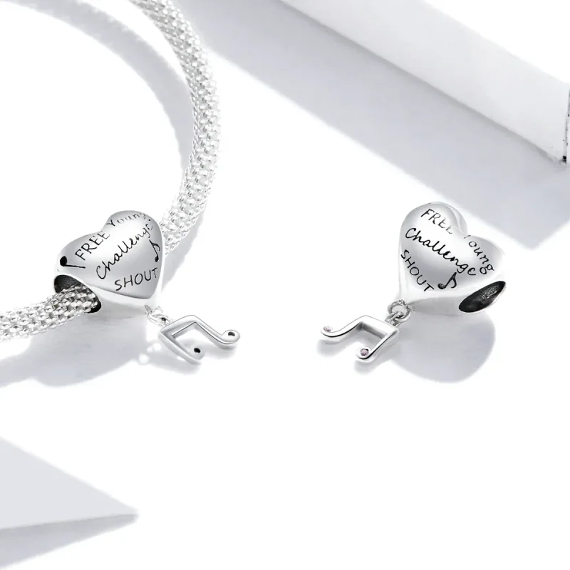 (imagine pentru) Pandora Style Love Note Charm - SCC1631 - Vizualizare 4