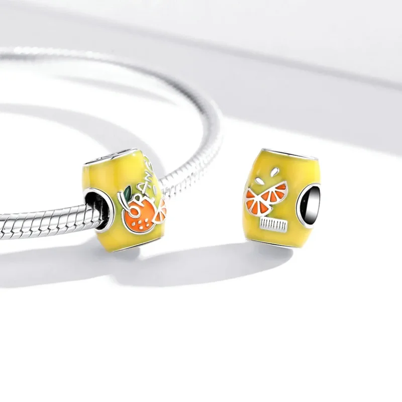 (imagine pentru) Pandora Style Mini Charm de Suc de Portocale - SCC1948 - Vizualizare 3