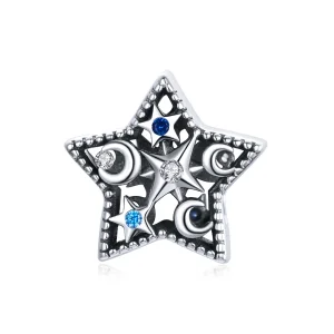(imagine pentru) Pandora Style Moon and Stars Charm - BSC441
