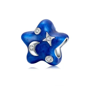 (imagine pentru) Pandora Style Moonlight Starry Sky Charm - BSC178