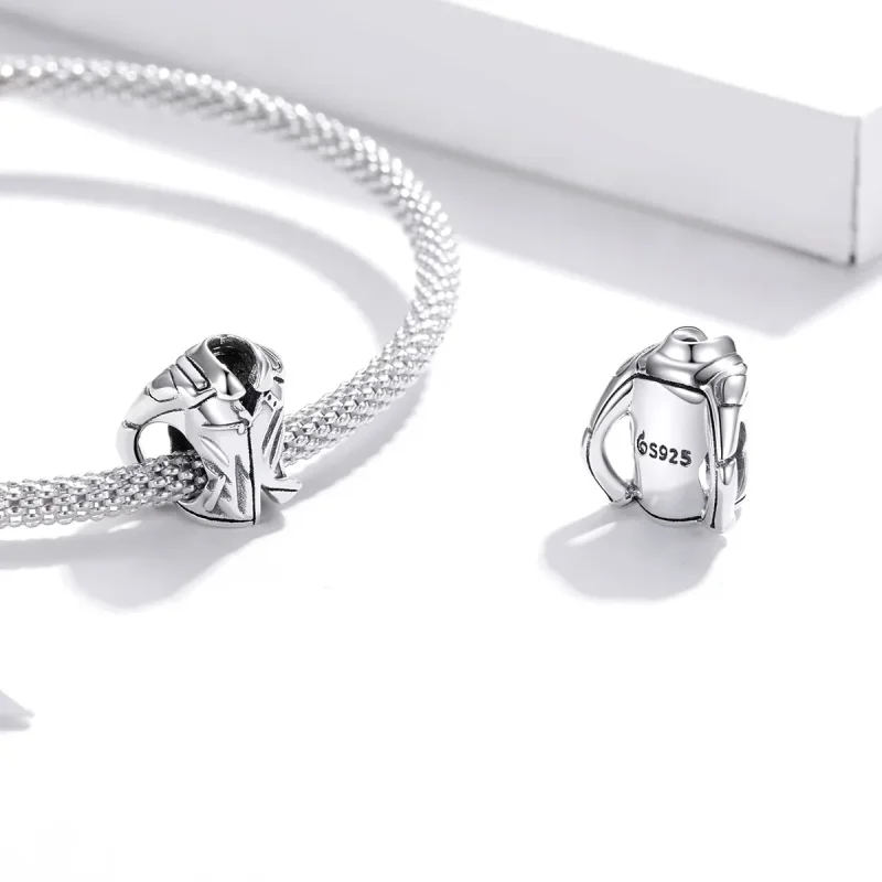 (imagine pentru) Pandora Style Motorcycle Suit Charm - BSC385 - Vizualizare 4