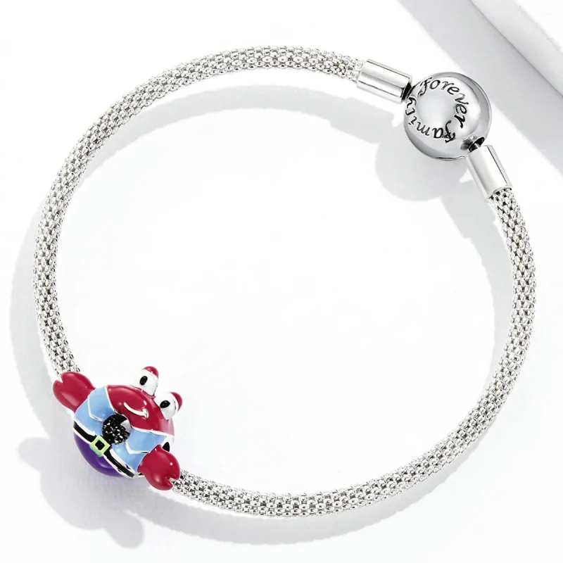 (imagine pentru) Pandora Style Mr. Crab Donuts Charm - SCC2170 - Vizualizare 3