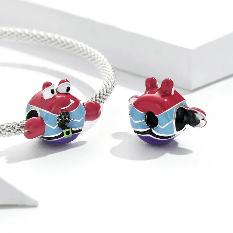 (imagine pentru) Pandora Style Mr. Crab Donuts Charm - SCC2170 - Vizualizare 4