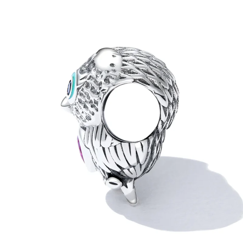 (imagine pentru) Pandora Style Pandantiv Bufniță Drăguță - SCC2253 - Vizualizare 3