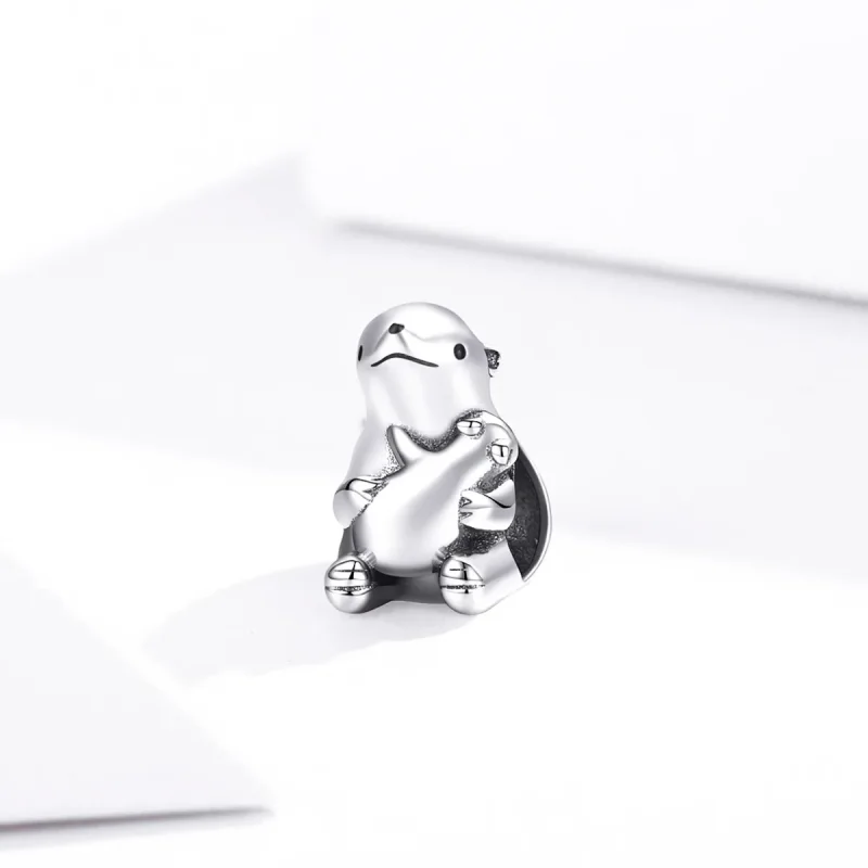 (imagine pentru) Pandora Style Pandantiv Cald cu Urs Polar - BSC297 - Vizualizare 2