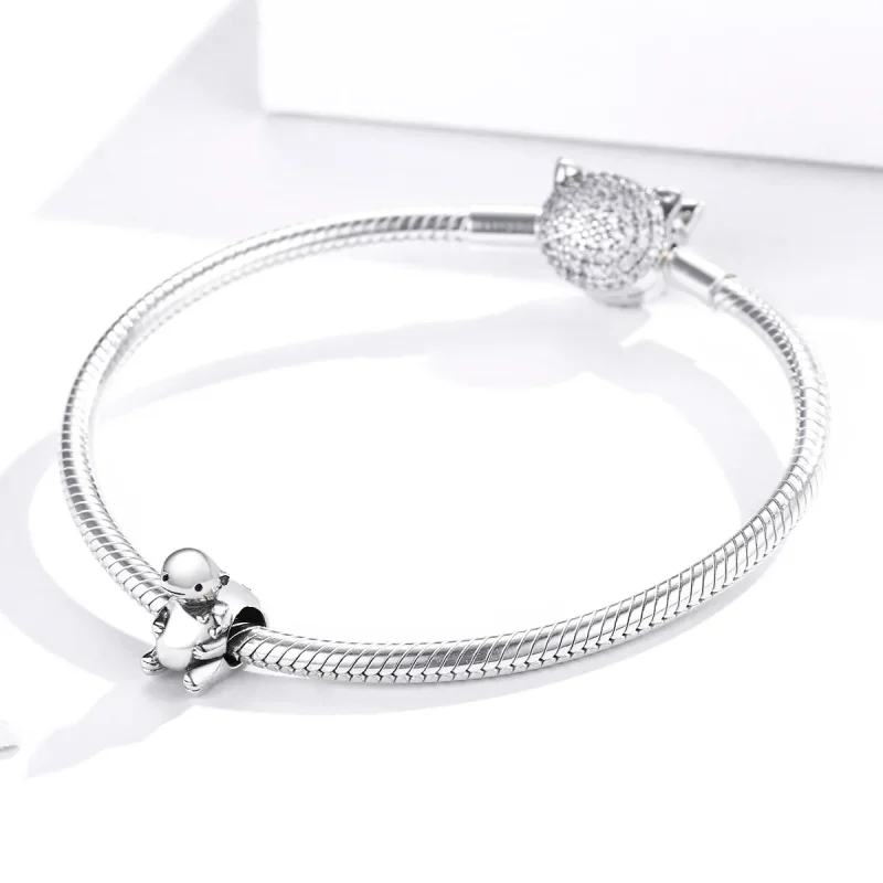 (imagine pentru) Pandora Style Pandantiv Cald cu Urs Polar - BSC297 - Vizualizare 3