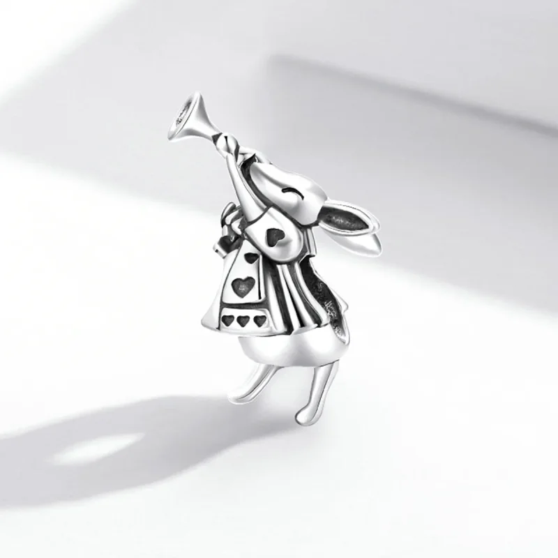 (imagine pentru) Pandora Style Playful Rabbit Charm - SCC2045 - Vizualizare 2