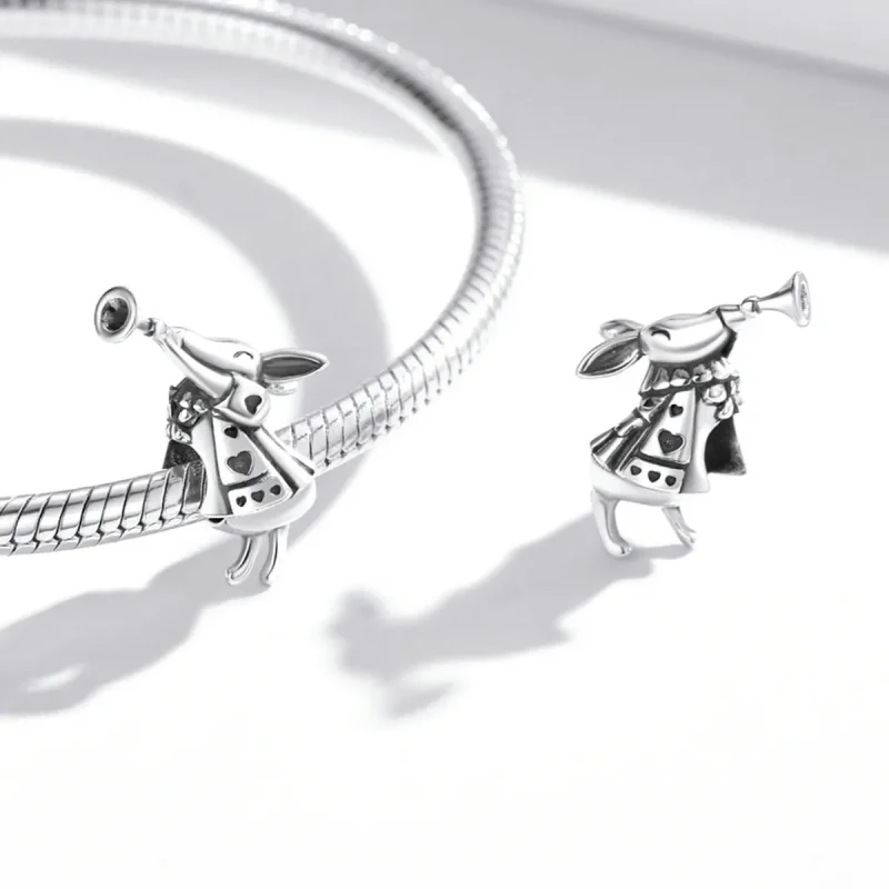 (imagine pentru) Pandora Style Playful Rabbit Charm - SCC2045 - Vizualizare 4