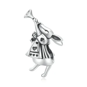 (imagine pentru) Pandora Style Playful Rabbit Charm - SCC2045