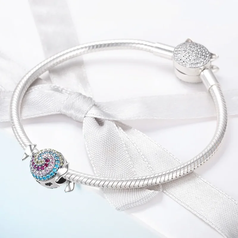 (imagine pentru) Pandora Style Rainbow Candy Charm - SCC898 - Vizualizare 3