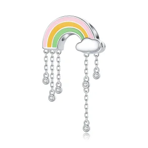 (imagine pentru) Pandora Style Rainbow Smile Charm - BSC418