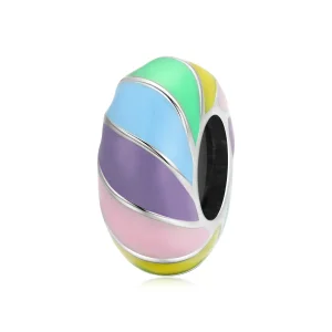 (imagine pentru) Pandora Style Rainbow Spacer Charm - SCC1980