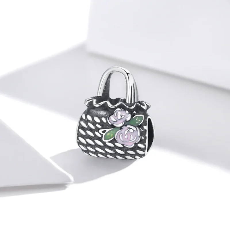(imagine pentru) Pandora Style Retro Bags Charm - SCC1902 - Vizualizare 2