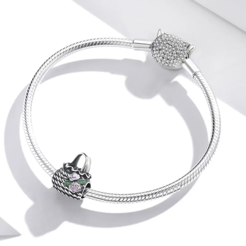 (imagine pentru) Pandora Style Retro Bags Charm - SCC1902 - Vizualizare 3